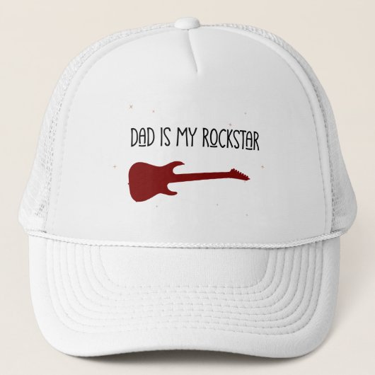 Dad is my rockstar キャップ (正面)