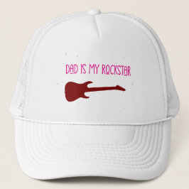 Dad is my rockstar キャップ