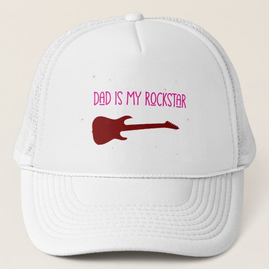 Dad is my rockstar キャップ (正面)