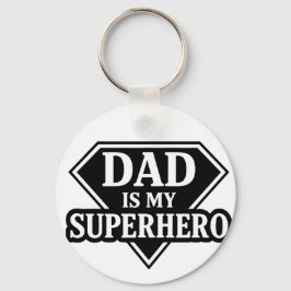 Dad is my superhero キーホルダー