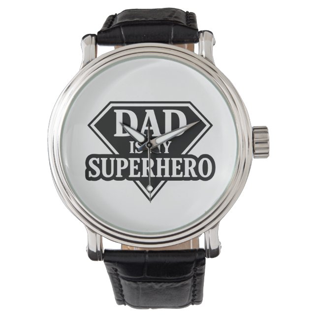 Dad is my superhero 腕時計 (正面)