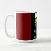 Dad Joke Champion 2025 Mug – Bad Puns, Great Fun!  コーヒーマグカップ (左)