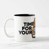 Dad Joke Coffee Mug - A New Dad Joke Every Day ツートーンマグカップ (左)