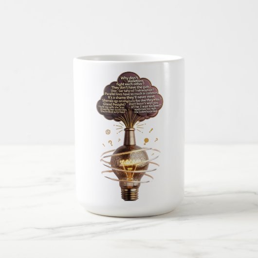 Dad Joke Generator T Shirt, Funny Dad Gift コーヒーマグカップ (中央)