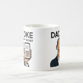 Dad Joke Mug with Daily QR Code – Endless Dad Joke コーヒーマグカップ (中央)
