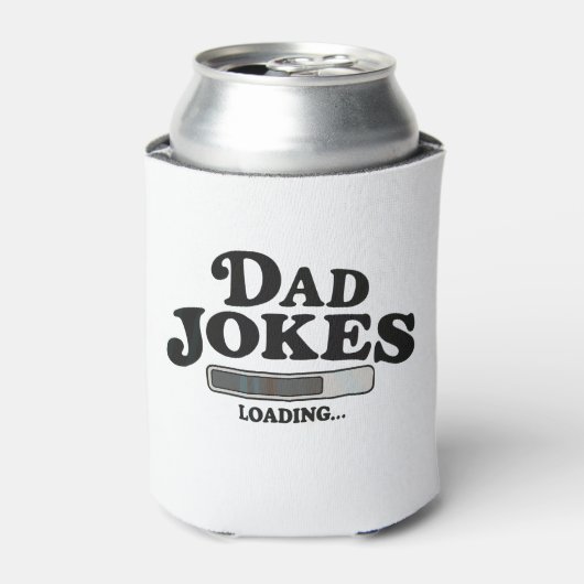 Dad Jokes Loading Father’s Day Grandpa Husband 缶クーラー (缶正面)