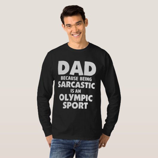 Dad Jokes Sarcasm Quotes Sarcastic Olympic Sport Tシャツ (正面フル)
