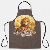 Dad, King of our world エプロン (正面)