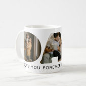 DAD Letter Photo Collage  コーヒーマグカップ (正面左)