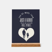 Dad Lifelong role model-Inspirational Fathers Day アクリルサイン (正面)