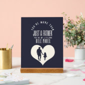 Dad Lifelong role model-Inspirational Fathers Day アクリルサイン (ウェディング)