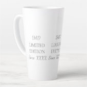 Dad Limited Edition, Custom Year Father’s Day Gift カフェラテマグ (左アングル)
