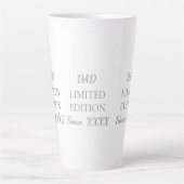 Dad Limited Edition, Custom Year Father’s Day Gift カフェラテマグ (正面)