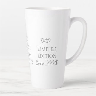 Dad Limited Edition, Custom Year Father’s Day Gift カフェラテマグ