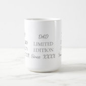 Dad Limited Edition, Custom Year Father’s Day Gift コーヒーマグカップ (中央)