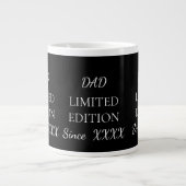 Dad Limited Edition, Custom Year Father’s Day Gift ジャンボコーヒーマグカップ (正面)