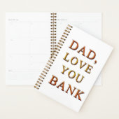 DAD, LOVE YOU BANK 2 プランナー手帳 (ディスプレー)