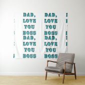 DAD, LOVE YOU BOSS 2 タペストリー (インサイチュ(横))