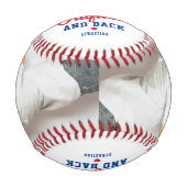 Dad Love You to the Outfield and Back Photo 野球ボール (正面)