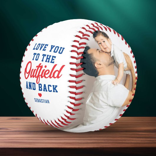 Dad Love You to the Outfield and Back Photo 野球ボール