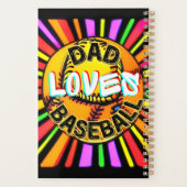 DAD LOVES BASEBALL プランナー手帳 (裏面)