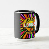 DAD LOVES BASEBALL マグカップ (正面右)