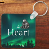 Dad Mentor Guide Strength & Heart Keychain Bear キーホルダー (裏面)