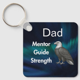 Dad Mentor Guide Strength & Heart Keychain Eagle キーホルダー