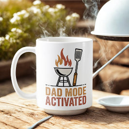 Dad Mode Activated | Fatherhood Humor Design   コーヒーマグカップ
