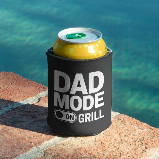 Dad Mode Grill On BBQ Humor 缶クーラー (インサイチュ プール)