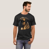 Dad Mom クール ドッグ サングラス - Tシャツ (正面フル)