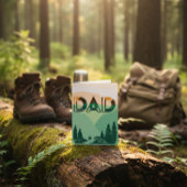 'DAD' Mountain Landscape Greeting Card カード