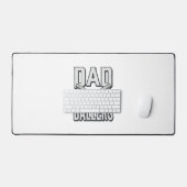 Dad of Ballers Softball and Baseball Vintage Shirt デスクマット (キーボード&マウス)