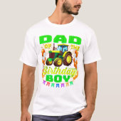 Dad of Birthday Boy Farm Tシャツ (正面)