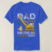 Dad of the Birthday Boy Construction Crew Birthday Tシャツ (デザイン正面)