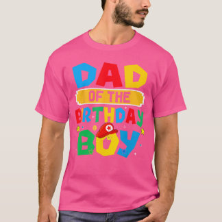Dad Of The Birthday Boy Game Video Gaming Matching Tシャツ