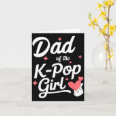Dad Of The K P Girl K-p Fashion Men  カード (黄色い花)