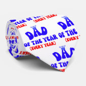 Dad of the Year - Every Year Hero ネクタイ (ロール)