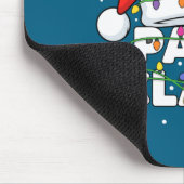 Dad Papa Claus Christmas Lights Family Matching Lo マウスパッド (コーナー)