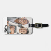 Dad Personalized Photo ラゲッジタグ (正面横)