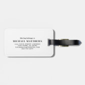 Dad Personalized Photo ラゲッジタグ (裏面横)