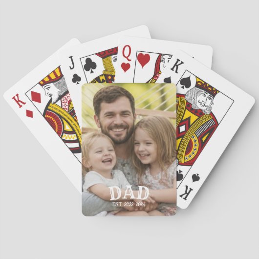 Dad Photo Established トランプ (裏面)