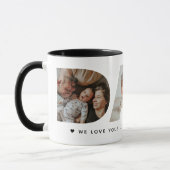Dad Photo Father's day Collage Mug マグカップ (左)