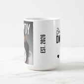 Dad Photo This Year Name Best Daddy Ever コーヒーマグカップ (中央)