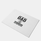 Dad Photographer Vintage Engraving Shirt Design_1 ドアマット (アングル)