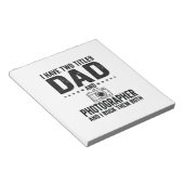 Dad Photographer Vintage Engraving Shirt Design_1 ノートパッド (アングル)