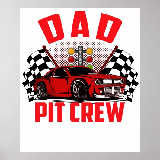 dad pit crew ポスター (正面)