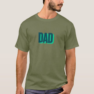 Dad print Basic T-Shirt Tシャツ
