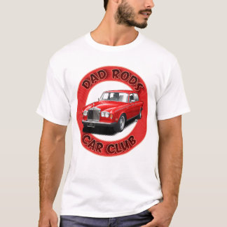 Dad Rods Car Club レッド ローリング ロイヤル Tシャツ