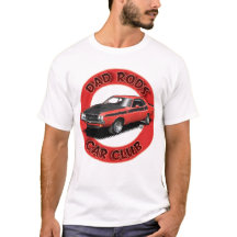 Dad Rods Car Club Red Challenger T-Shirt